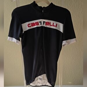 Castelli Black and White Cycling Top